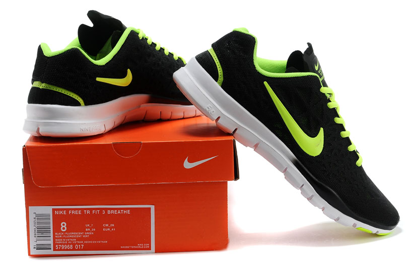 Nike libre tr s adapter 3 respirer nike chaussures libres 5.0 trainning vert noir (3)